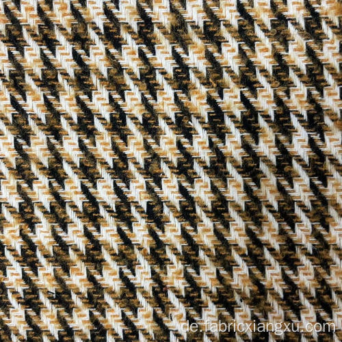 Tweed Stoff Houndstooth Wollstoff für Anzugmantel